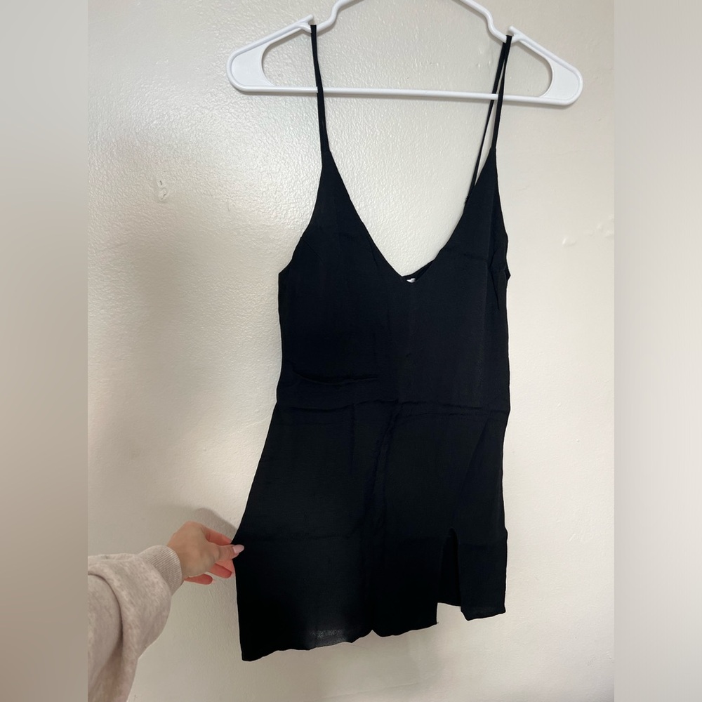 Reformation Black Mini Dress Size XS